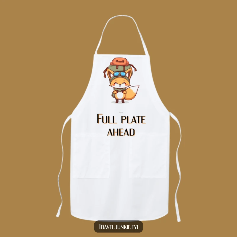 Funny Fox Chef Apron - Humorous Gift for the Overprepared Cook