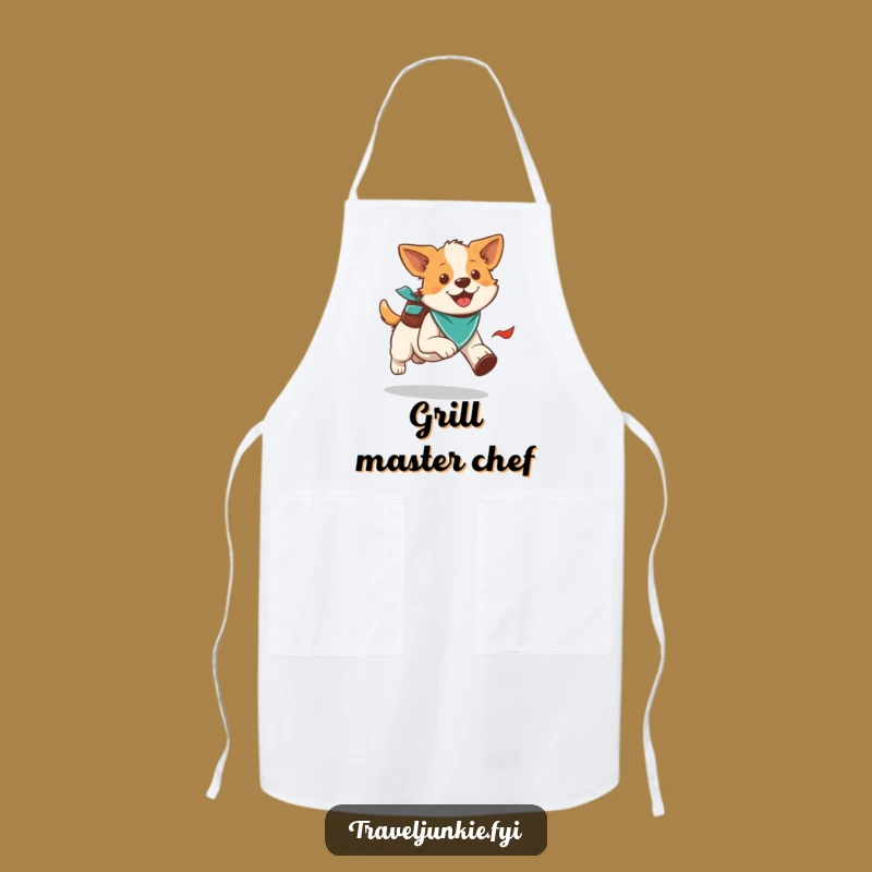 Funny Dog Chef Apron: Kitchen Adventures, Perfect Humorous Gift for Cooks