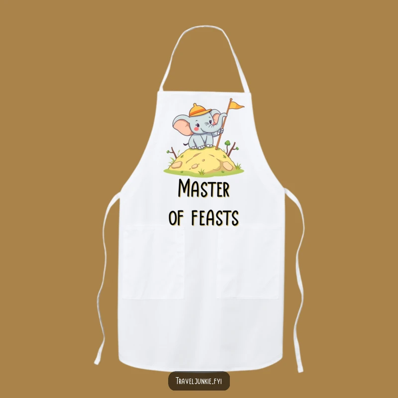 Funny Elephant Explorer Apron: Joyful Kitchen Conqueror, Hilarious Gift