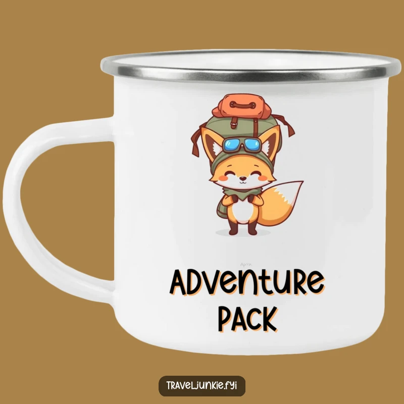 Funny Fox Campfire Mug - Humorous Gift for the Outdoorsy Fox