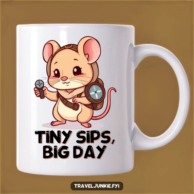 Funny Mouse Wanderer Mug: Navigating Humor, Perfect Funny Gift