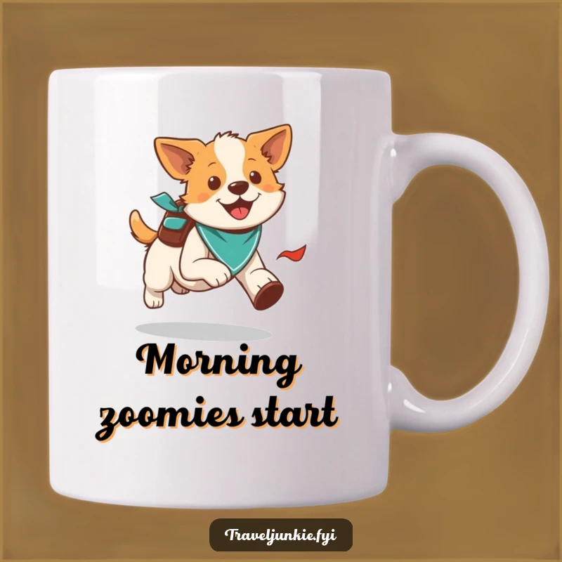 Funny Dog Runner Mug: Energetic Adventure, Perfect Gift for Active Pups