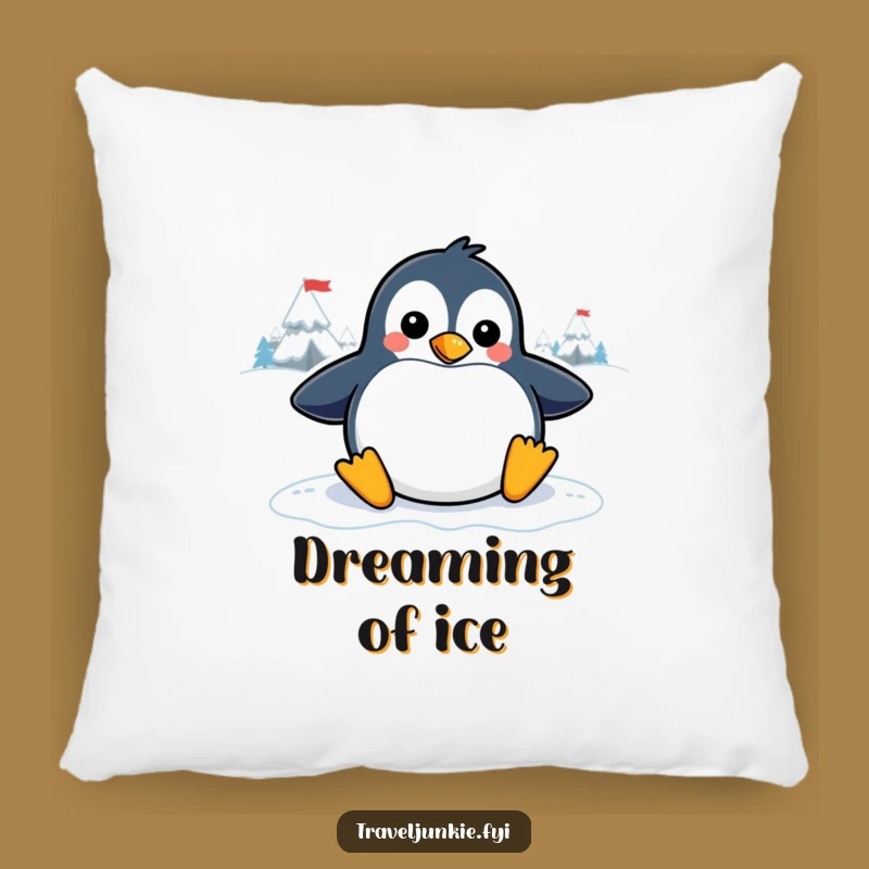Funny Penguin Pillow: Cozy and Playful Character Cushion for Winter Comfort