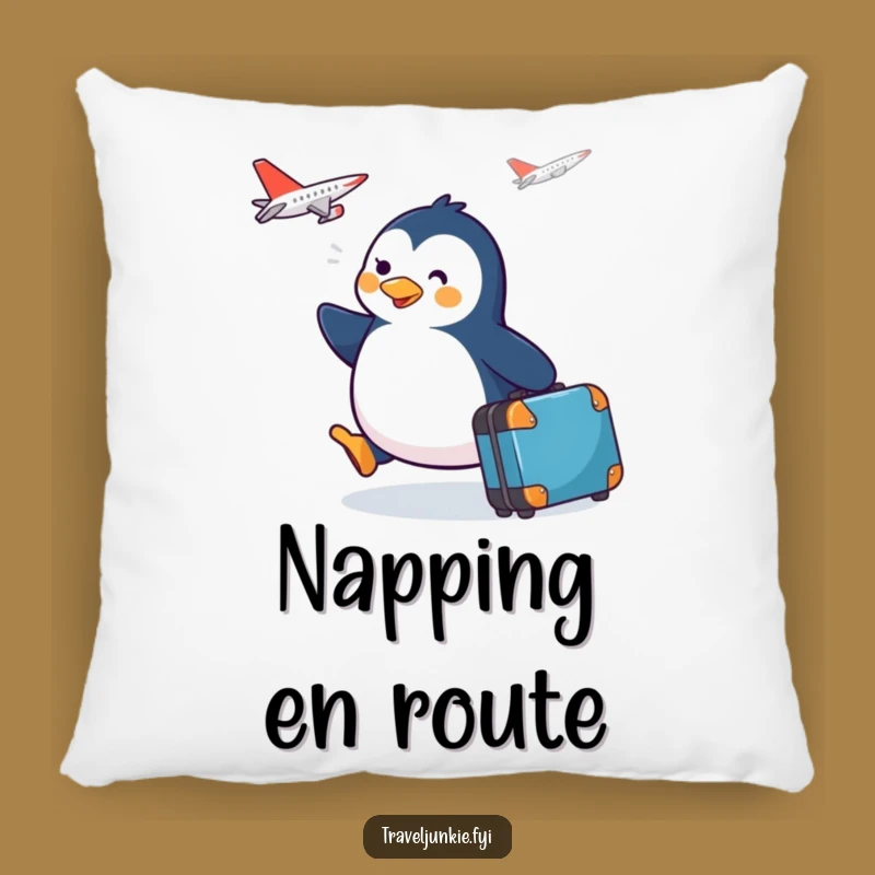 Funny Penguin Travel Pillow A Comfy And Hilarious Accent Gift