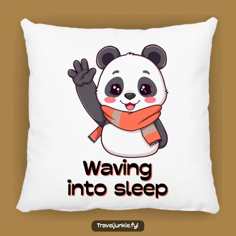 Funny Panda Pillow: Cozy Comfort and Welcoming Humor, Perfect Funny Gift