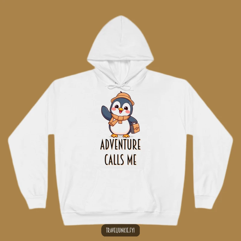 Cozy Funny Penguin Hoodie: Warm Farewell, Perfect Humorous Gift for Travelers