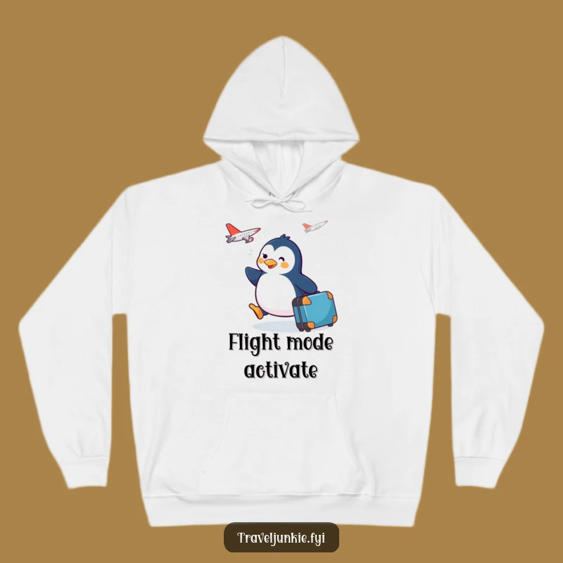 Funny Penguin Traveler Hoodie A Cozy And Hilarious Journey Gift