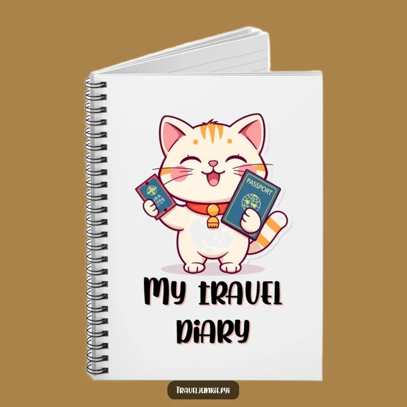 Funny Cat's Travel Journal: Curious Notes, Perfect Humorous Gift for Writers
