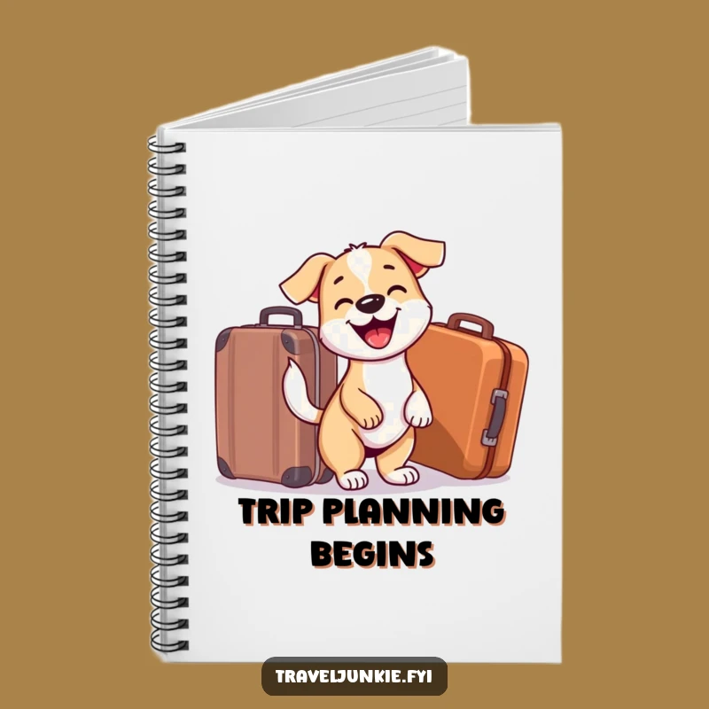 Funny Dog Travel Notebook: Jot Down Adventures with This Hilarious Funny Gift!