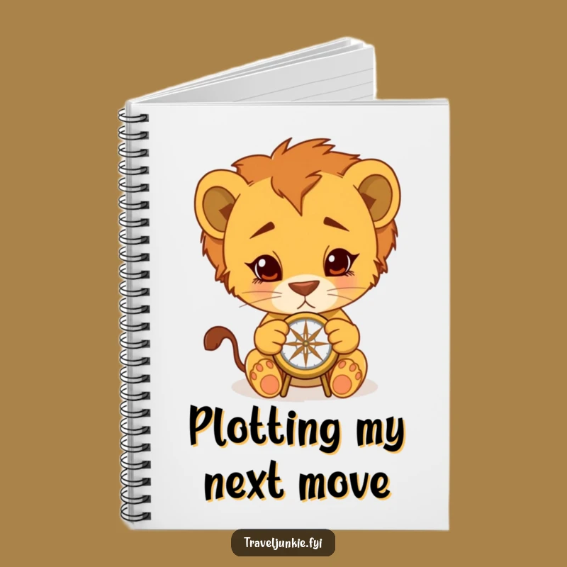 Funny Lion Cub Explorer Notebook: Jot Down Adventures with Humor