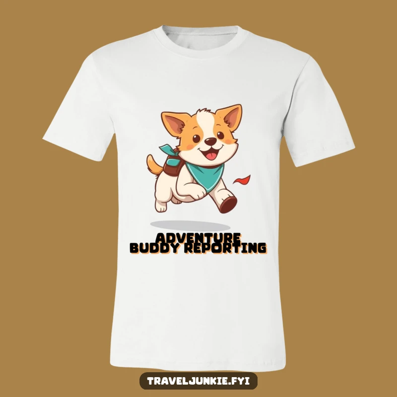 Funny Dog's Adventure T-Shirt: Energetic Run, Perfect Humorous Outdoor Gift