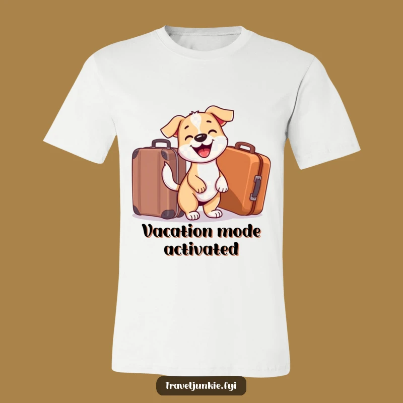 Funny Dog Suitcase T-Shirt: Hilarious Travel Tee, Perfect Funny Gift for Dog Owners!